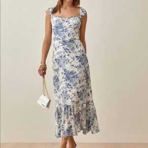 Reformation Nikita Dress in Pompadour - Size 12